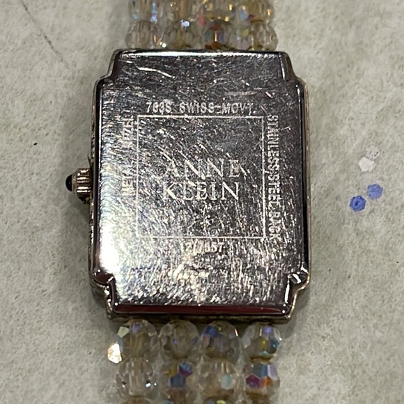 Anne Klein beaded and sparkly watch, feels like art deco, diamond Swiss. - Picture 5 of 9